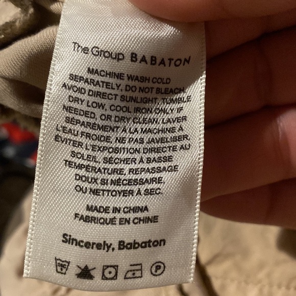 Aritzia The Group by Babaton Calipso Pants in beige sierra SZ.S - Picture 6 of 7